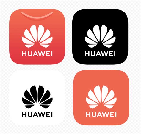 Set Of Square Huawei App Gallery Icons Citypng