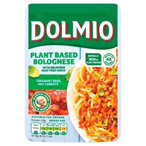 Dolmio Plant Based Bolognese Basil & Carrot
