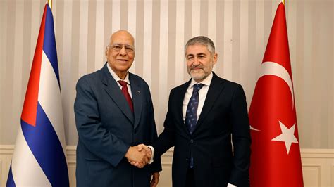 Hazine ve Maliye Bakanı Nebati Küba Başbakan Yardımcısı Ruiz ile görüştü