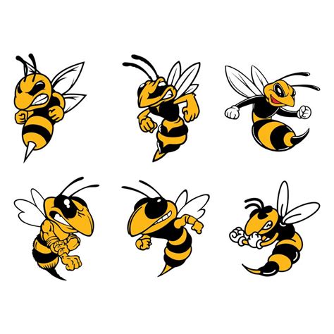 Hornet Bee Mascot Svg Png Hornet Mascot Svg Filehornet Cut Etsy