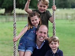 Prince William shares new photo with children to mark 38th birthday and ...