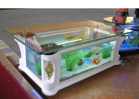 Keep your fish in mind. Amazing Aquarium Tables For Your Living Room - Bahay OFW