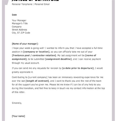 Corporate Resignation Letter Gotilo