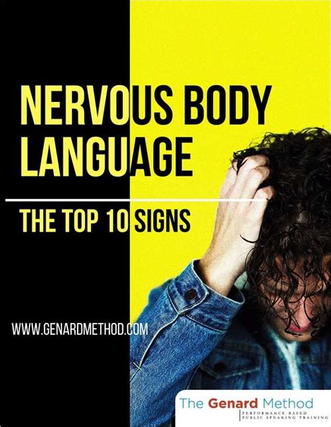 Nervous Body Language The Top 10 Signs Free Tips And Tricks Guide