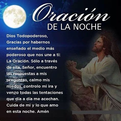 De Buenas Noches Oraci N De La Noche Oraciones Oraciones Catolicas