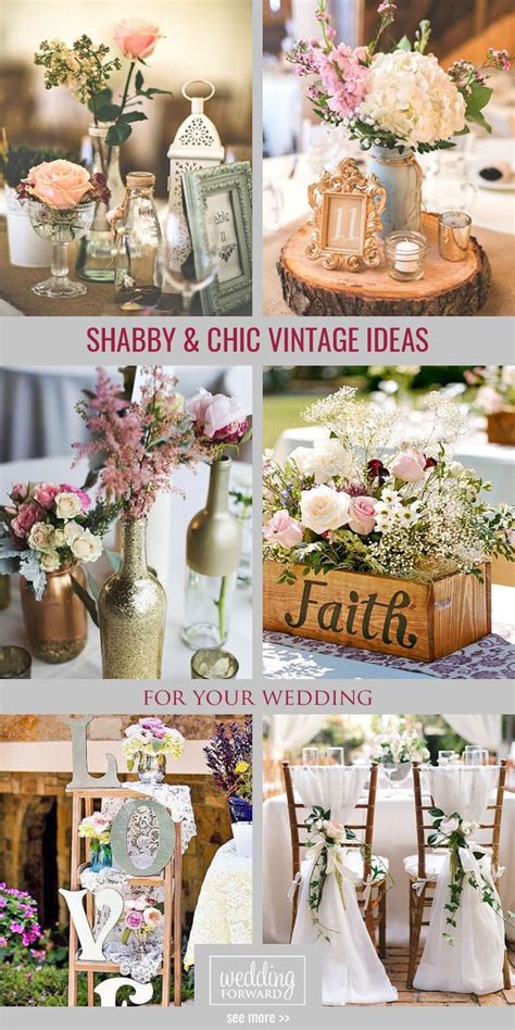 Shabby And Chic Vintage Wedding Decor Ideas Vintage