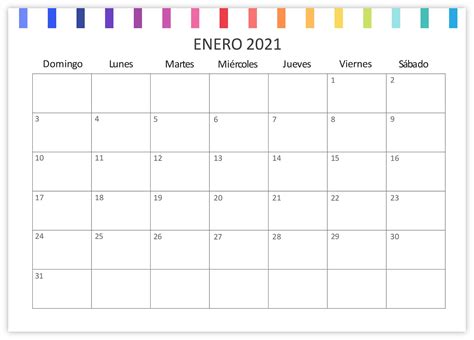 Calendario 2021 100 Plantillas Para Descargar Editar E Imprimir