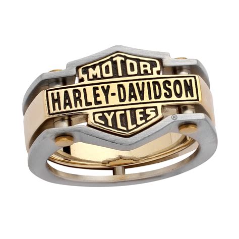 Mens Harley Davidson® By Mod Jewelry® Mens Stainless Steel Ring 95