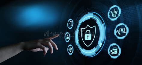 Cyber Security Data Protection Business Privacy Concept Stock Image