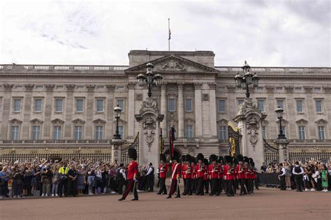 Buckingham Palace Sees First New Changing Of The Guard For King Charles