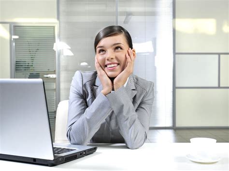 Happy Business Woman Stock Image Image Of Happy Corporate 19142957