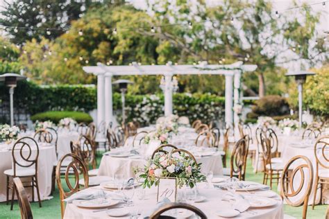 Garden Wedding Reception At The Perry House In Monterey Perry House