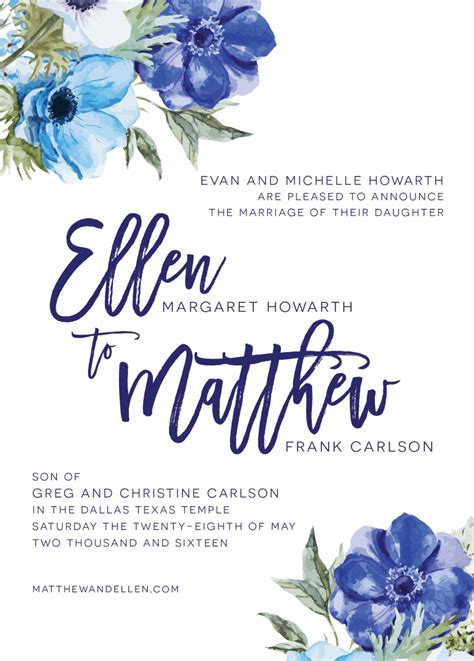 20 Examples Of Lds Wedding Invitations Wording Designs And More