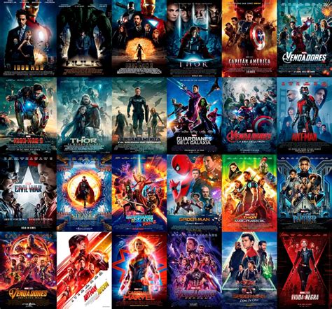 List Of All The Marvel Movies In Order Before Thor Love And Thunder