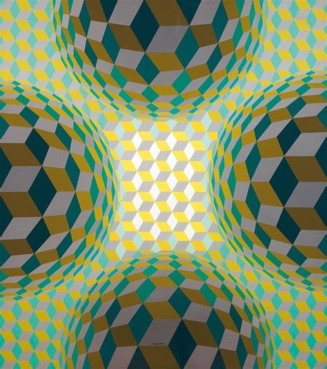Pin By Barbara On Victor Vasarely Victor Vasarely Geometric Art