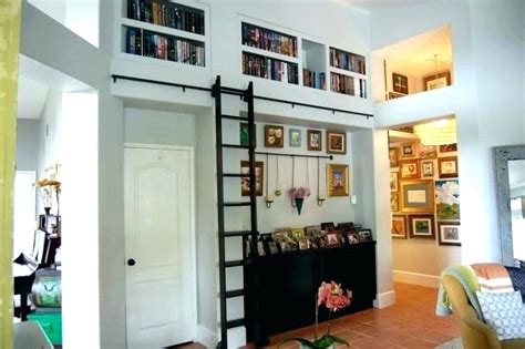 In this video you can check out how i build this handmade 13 foot by 9 foot shelving unit/bookcase with some simple woodworking for a local office in. sliding library ladder medicaloutletco bookcase with ...