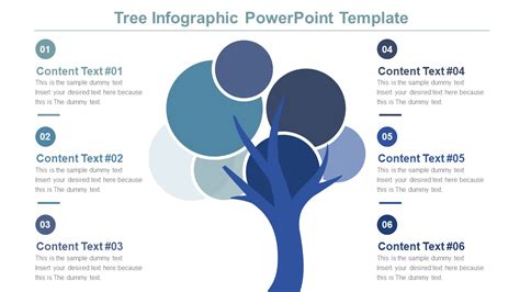 Tree Infographic Powerpoint Template Slidemodel