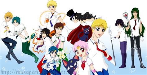 Sailor Men Reloaded By Musapan Sailor Sailor Moon Drawings