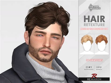 To0729 Hair Retexture By Remaron At Tsr Sims 4 Updates