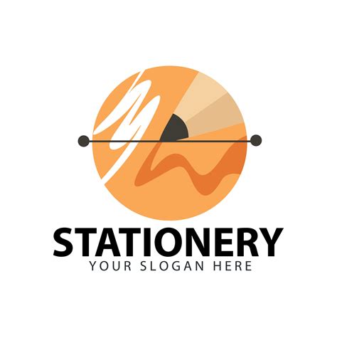 Stationery Logo Design Vector Template 9642789 Vector Art At Vecteezy