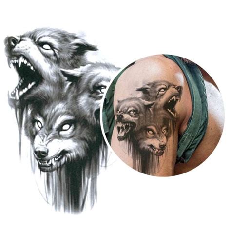 Angry Wolf Tattoo Thewildlifejewelry