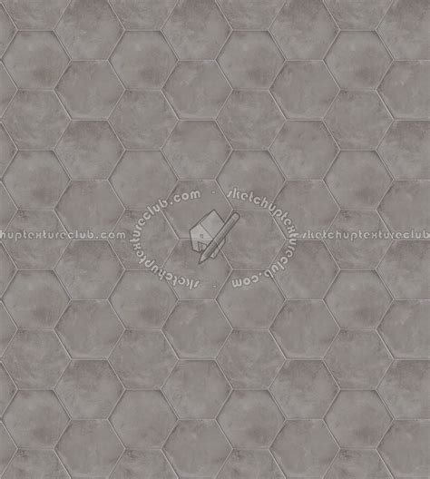 Concrete Hexagonal Tile Texture Seamless 17116