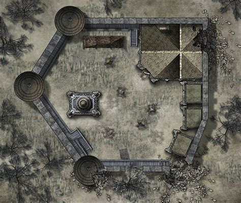 Haunted Keep By Hero339 On Deviantart Castle Map Tabletop Rpg Maps