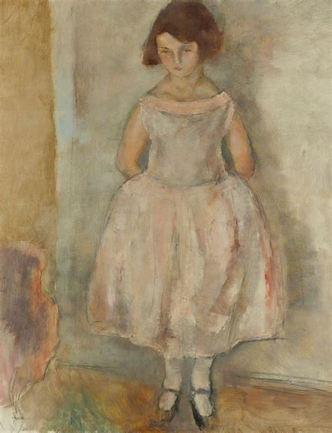 Portrait De Jeune Fille By Jules Pascin Artvee