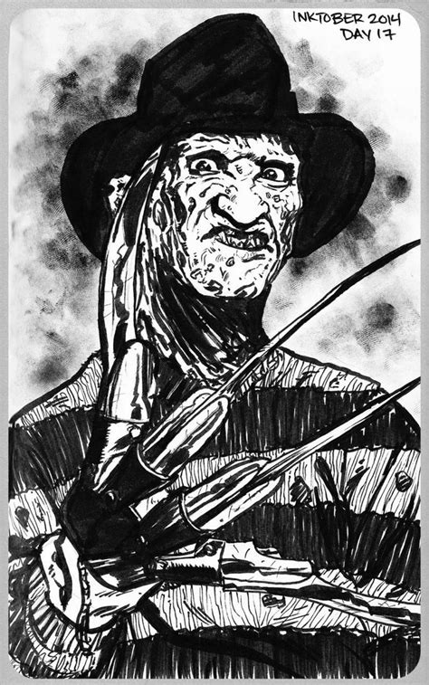 Freddy Krueger Coloring Pages Fanart