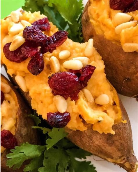 Vegan Stuffed Coconut Sweet Potatoes Recipes