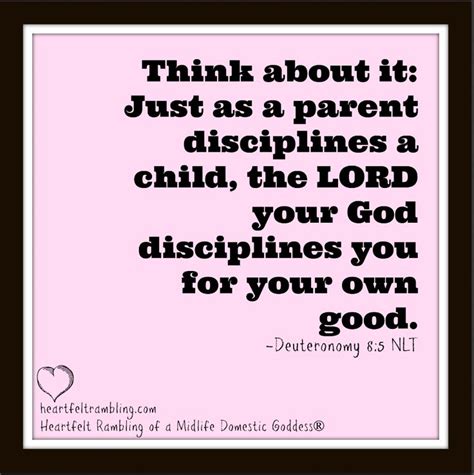 God Disciplines You For Your Own Good Parenting