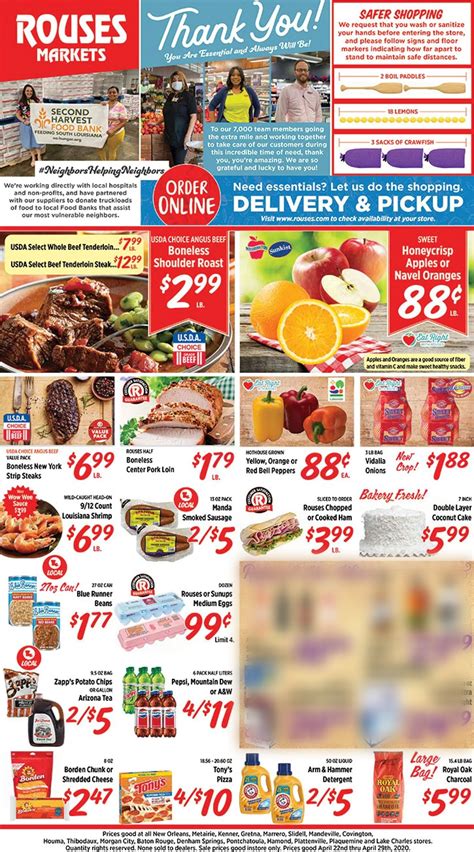 Rouses Ad Circular - 04/22 - 04/29/2020 | Rabato