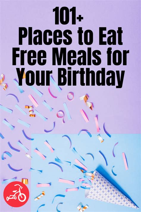 101+ Places to Eat for Free on Your Birthday