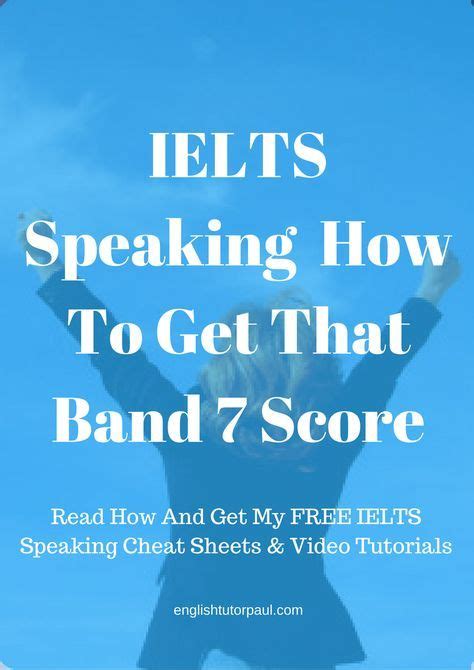 Ielts Speaking How To Get That Band 7 Score English Tutor Paul