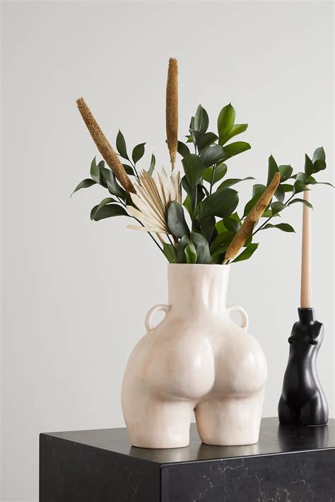 ANISSA KERMICHE Love Handles Ceramic Vase NET A PORTER