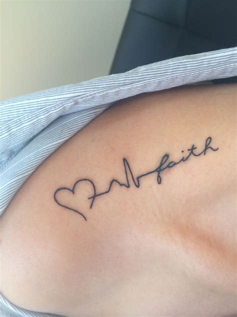 My Lovelife And Faith Shoulder Tattoo Tatoo Faith Faith Hope Love