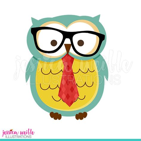 Clip Art Owl With Glasses Best Free Library
