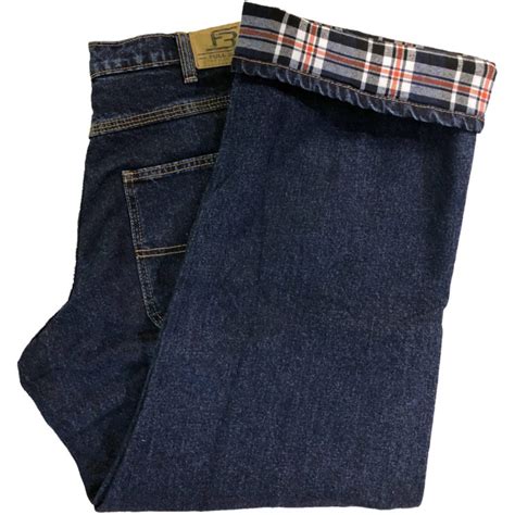 Full Blue Mens Dark Wash Flannel Lined Jeans By Full Blue At Fleet Farm