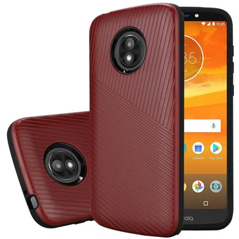 Moto E5 Cruise Moto E5 Play Case By Hr Wireless Embossed Lines Hard
