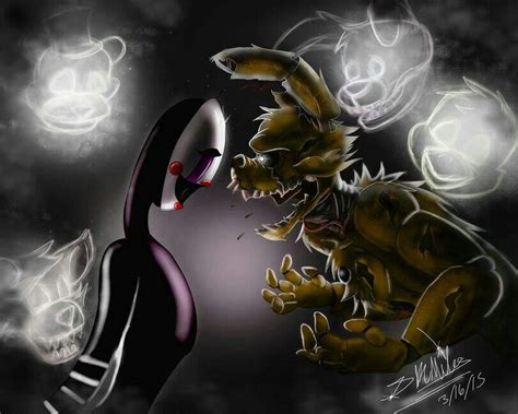 Puppet V S Springtrap Five Nights At Freddy S Amino