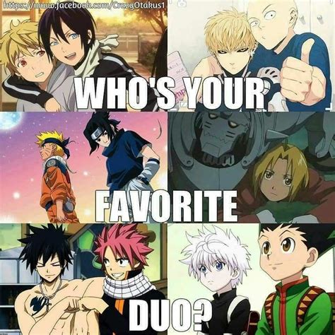 Whos Your Favorite Duo Anime Amino