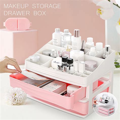 Makeup Holder Case Box Cosmetic Storage Lipstick Drawer Jewelry Storage