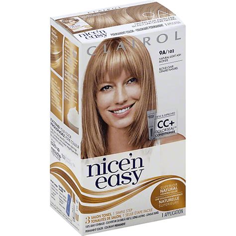 Nice N Easy Permanent Color Natural Light Ash Blonde 9a102 Hair Coloring Midtown Fresh