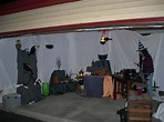 spooky haunted garage witch's lair idea | Halloween decorations, Decor ...