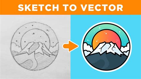 Adobe Illustrator Tutorial Create A Vector Logo From A Sketch Hd
