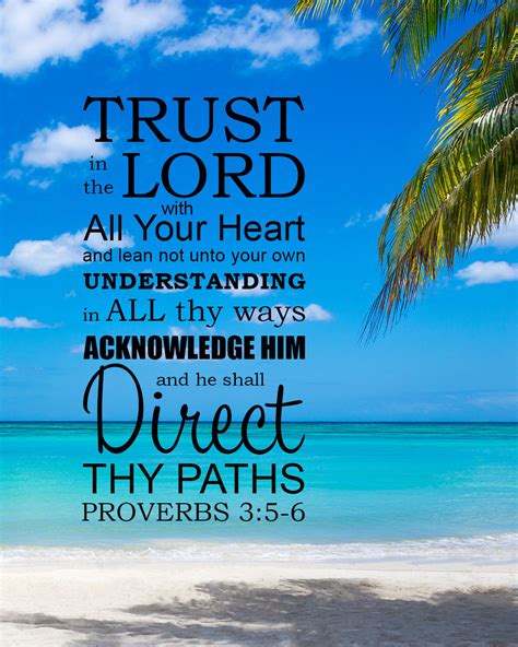 Proverbs 3:5-6 Trust in the Lord - Free Bible Verse Art Downloads