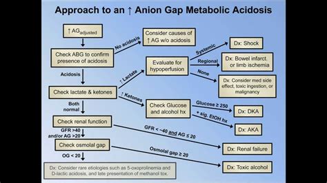 The result is metabolic acidosis with an elevated anion gap. Elevated Anion Gap Metabolic Acidoses - Abridged ...