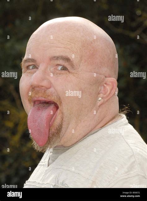 Steve Taylor Who Has The Longest Tongue In The World Stock Photo Alamy