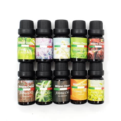 10 Pack Aroma Diffuser Oils Aromatherapy Fragrance 10ml T Pack