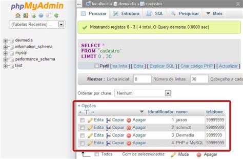 Php E Mysql Conectando E Exibindo Dados De Forma R Pida